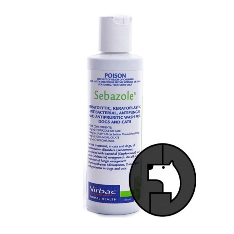 Jual virbac sebazole 100 ml medicated shampoo cat dog anti jamur dan ...