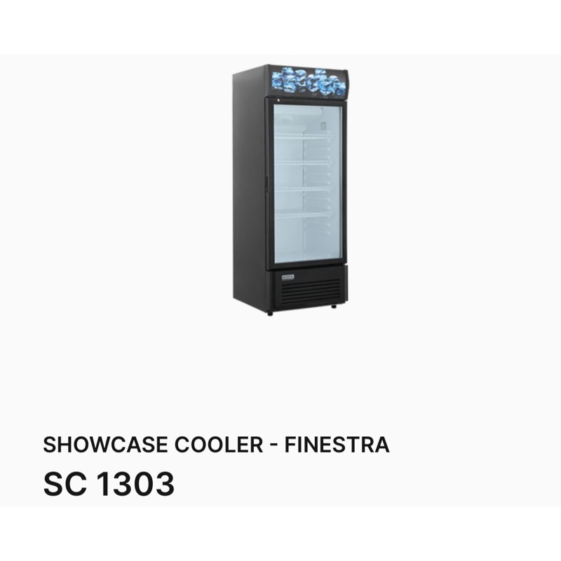 Jual Promo Showcase Cooler 1 Pintu Modena tipe SC-1303 ( 300 liter ...