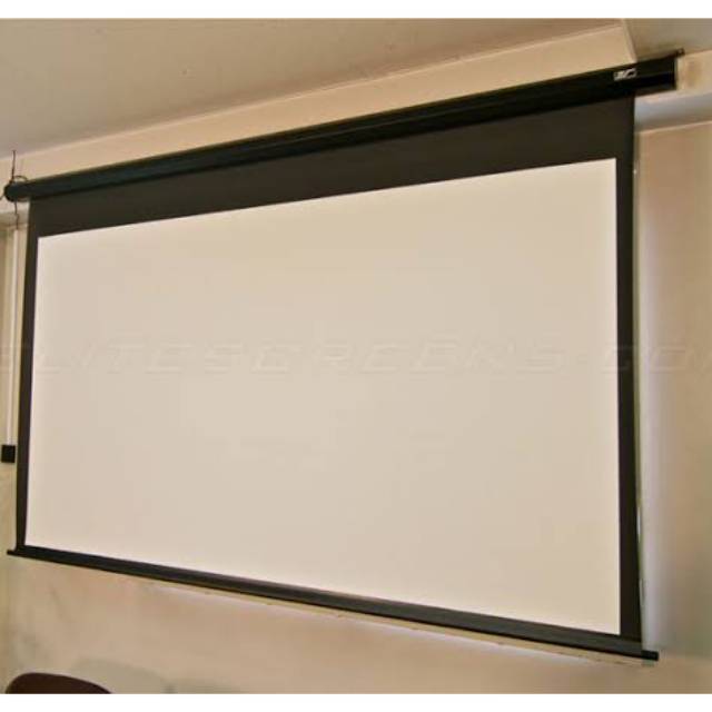 Jual Motorised Projector Screen Layar Proyektor Otomatis Shopee