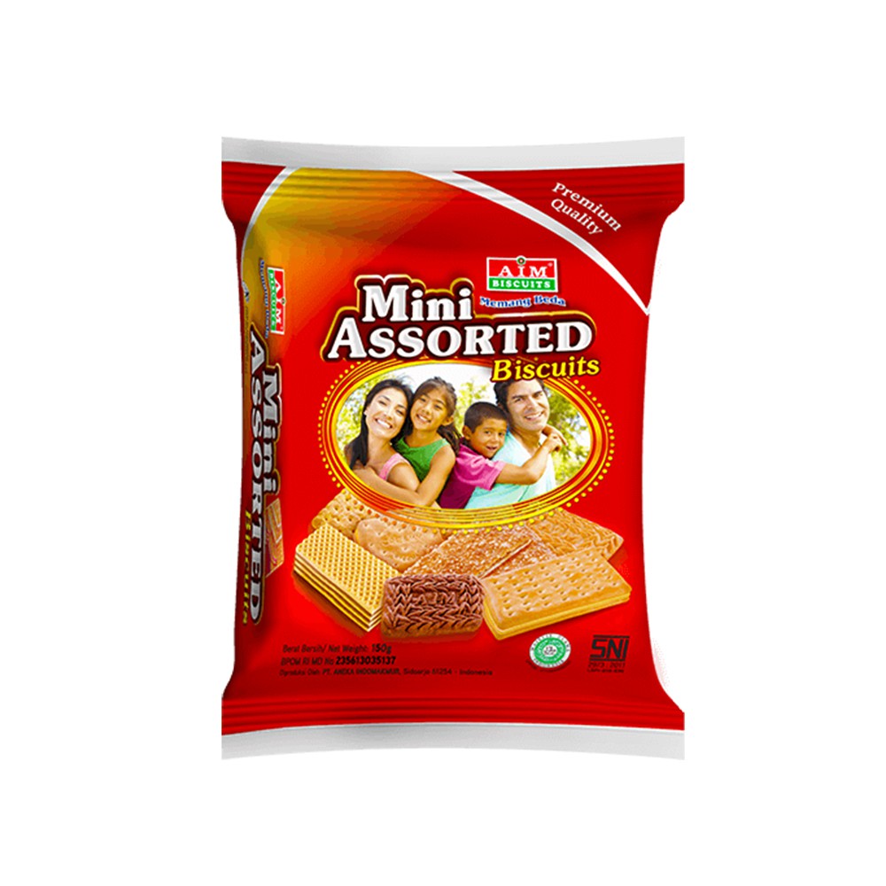 Jual AIM Mini Assorted Biscuits 150g | Shopee Indonesia