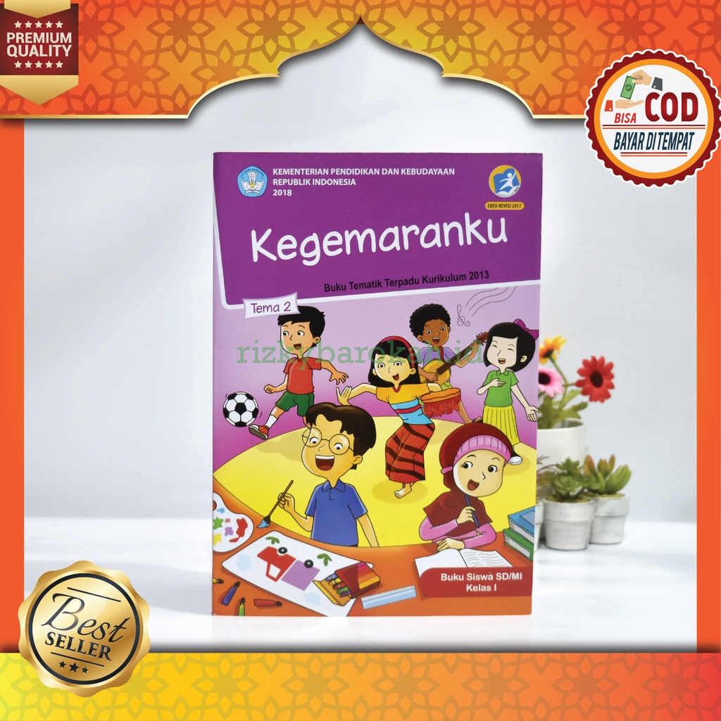 Jual BUKU SISWA Kelas 1 SD MI Tema 2 KEGEMARANKU Semester 1 Tematik ...