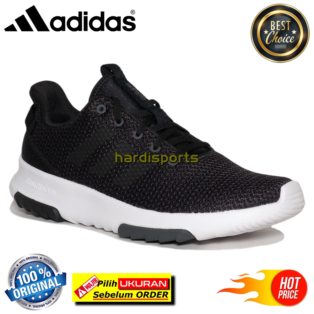 Jual Sepatu Running Pria Adidas CF Racer TR DA9306 Black ORIGINAL Shopee Indonesia