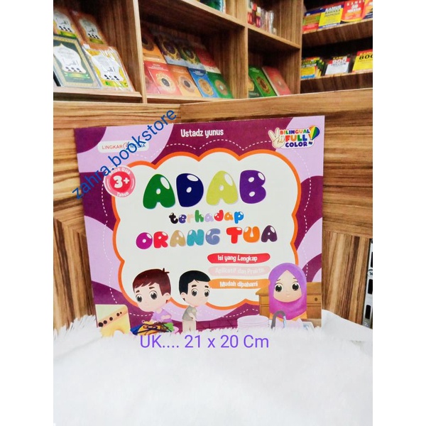 Jual Buku Anak Cerita Edukatif Adab Terhadap Orang Tua _ Dua Bahasa ...