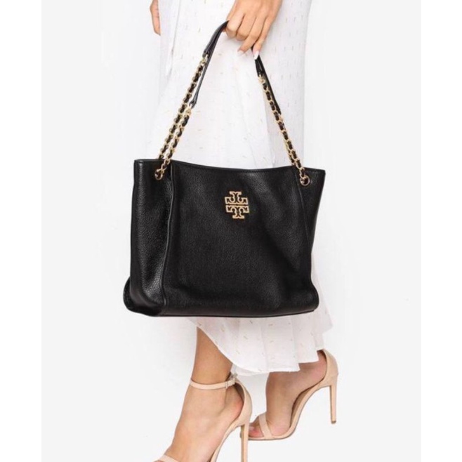 Tory burch britten sale small slouchy tote