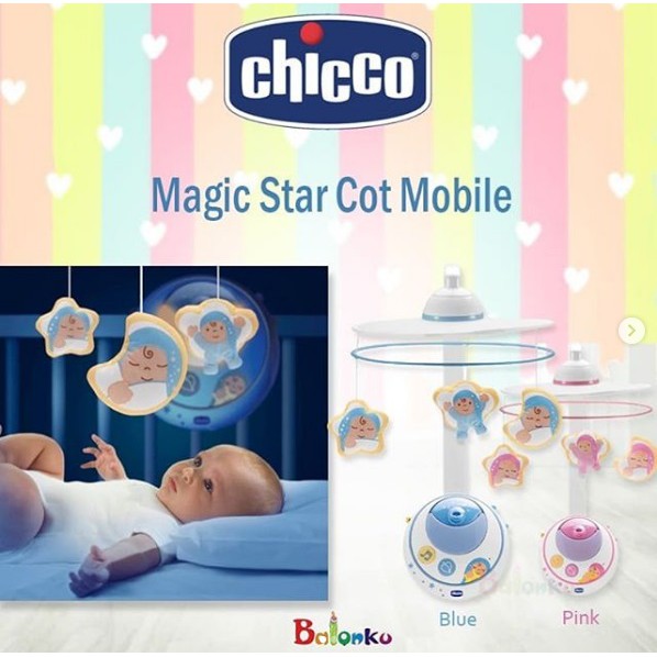 Chicco magic star cot sales mobile