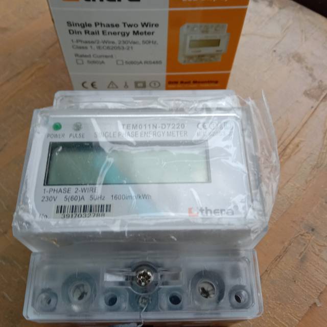 Jual KWH METER THERA TEM011N D 7220 1 Phase Energy Meter Digital