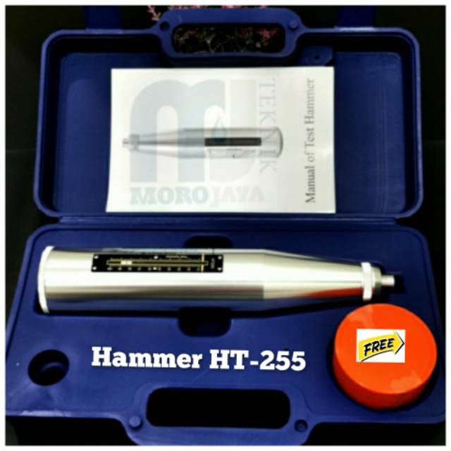 Jual Hammer Concrete Hammer Test HT225 Manual Alat Uji Kekerasan Beton ...