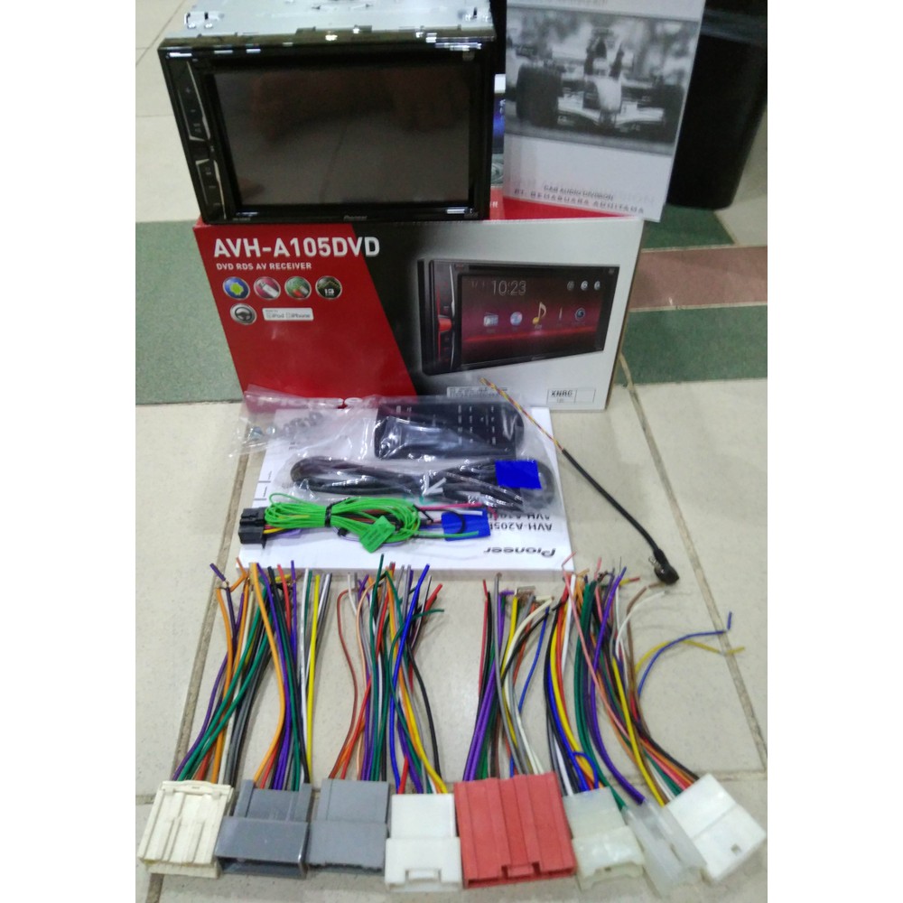 Jual Head Unit Pioneer Avh A Dvd Gratis Soket Oem Soket Remote Setir