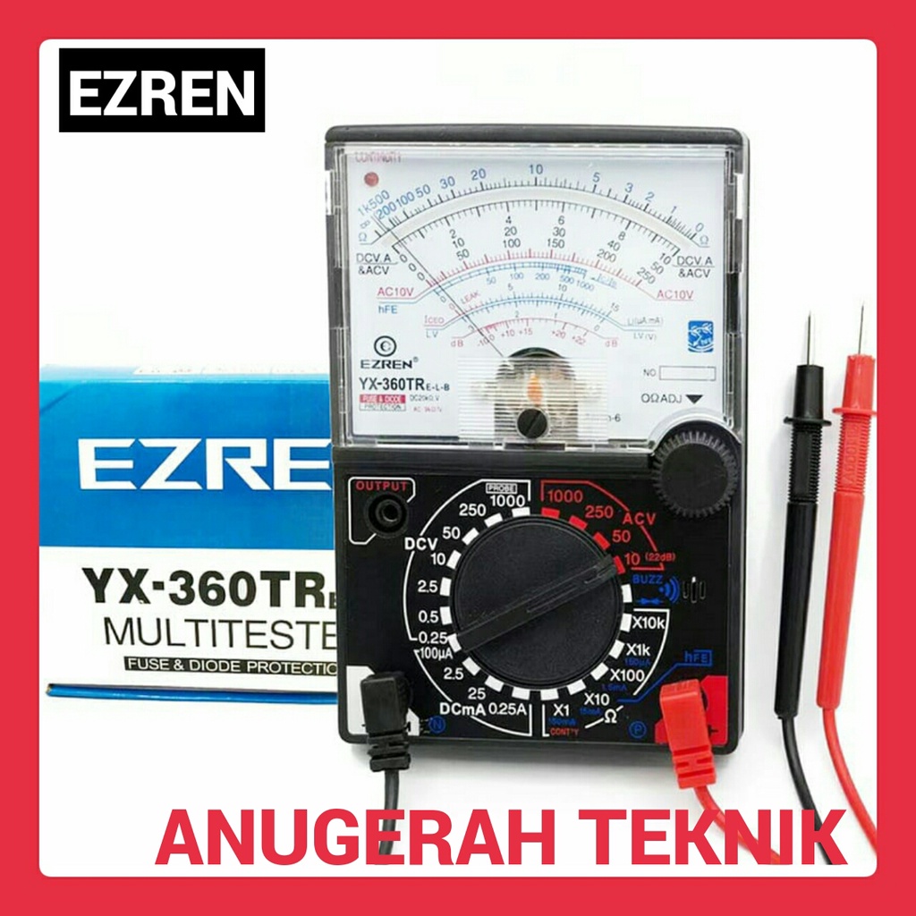 Jual Ezren YX360TR ELB Avometer Multimeter Multitester Analog
