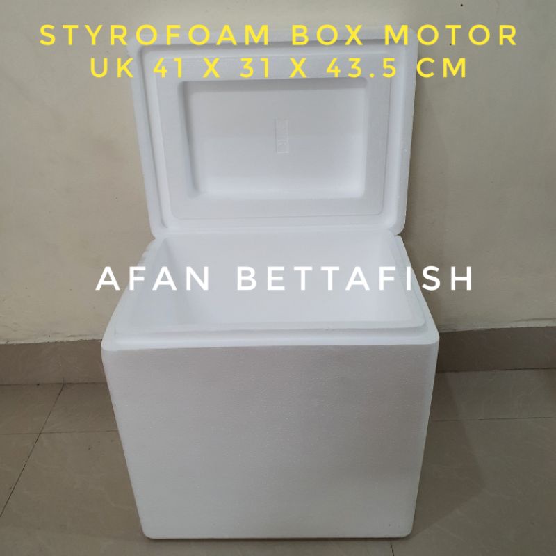Jual STYROFOAM BOX MOTOR / STEREFOAM BOX UKURAN 41 x 31 x 43.5 CM ...