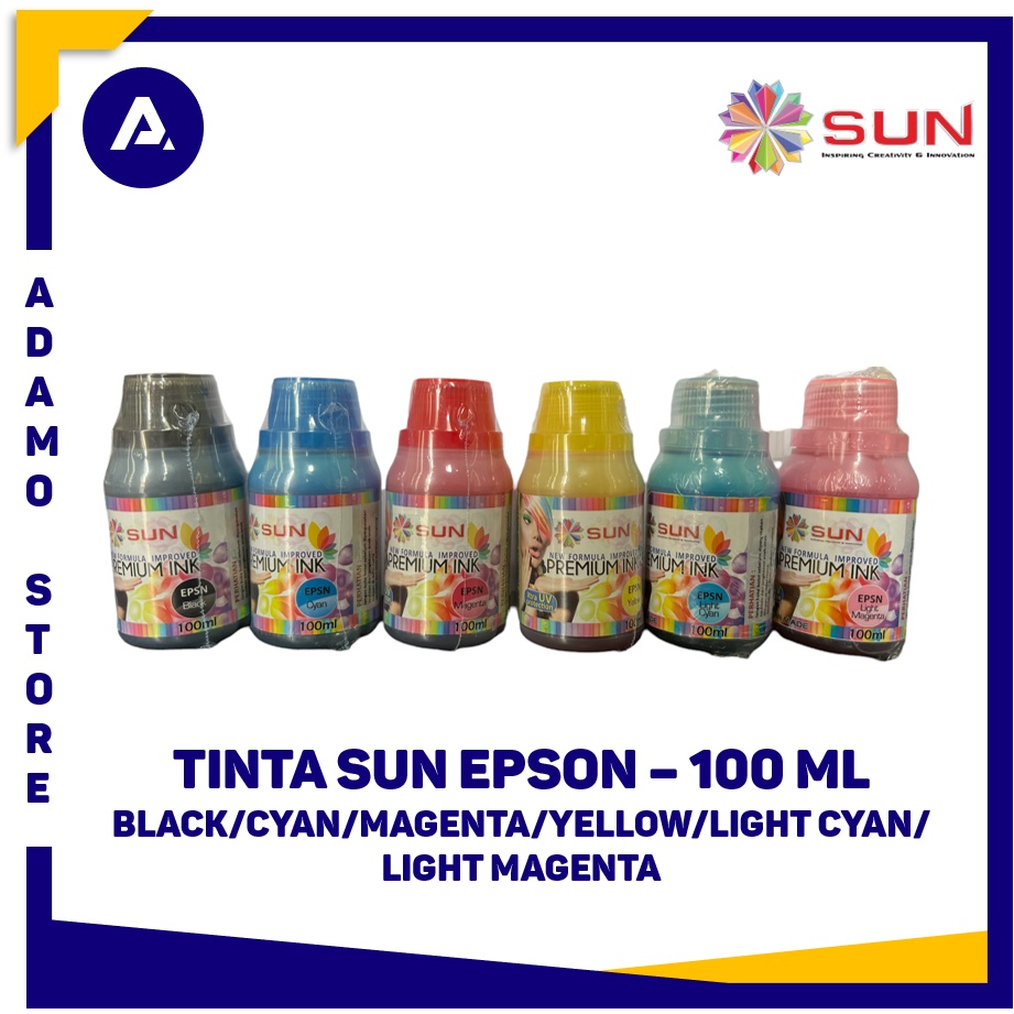 Jual Refill Tinta Sun Premium Ink Epson 100ml | Shopee Indonesia