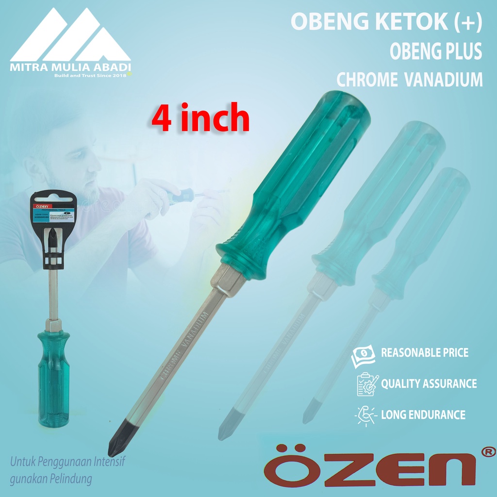 Jual Obeng Tembus Ozen Plus (+) 4