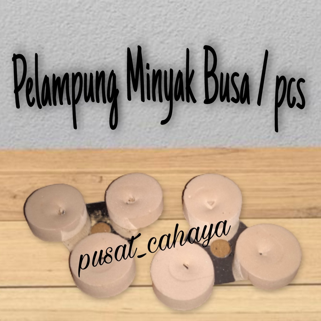 Jual Pelampung Minyak Pelita Busa Karet Perpcs Shopee Indonesia