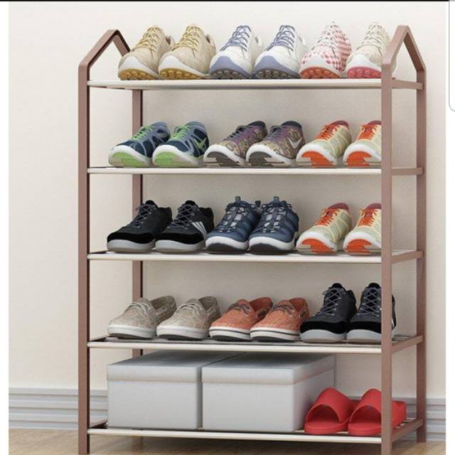 Jual A5 NEW Rak Sepatu 5 SUSUN Triangle Mudah Bongkar Pasang | Shopee ...