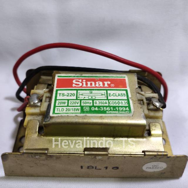 Jual Trafo Sinar 40w 20w Ballast Lampu Neon Trafo Lampu Neon Ballast