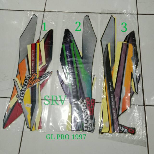 Jual STRIPING/STICKER BODY GL PRO 1997 UNTUK MODEL STANDAR | Shopee ...