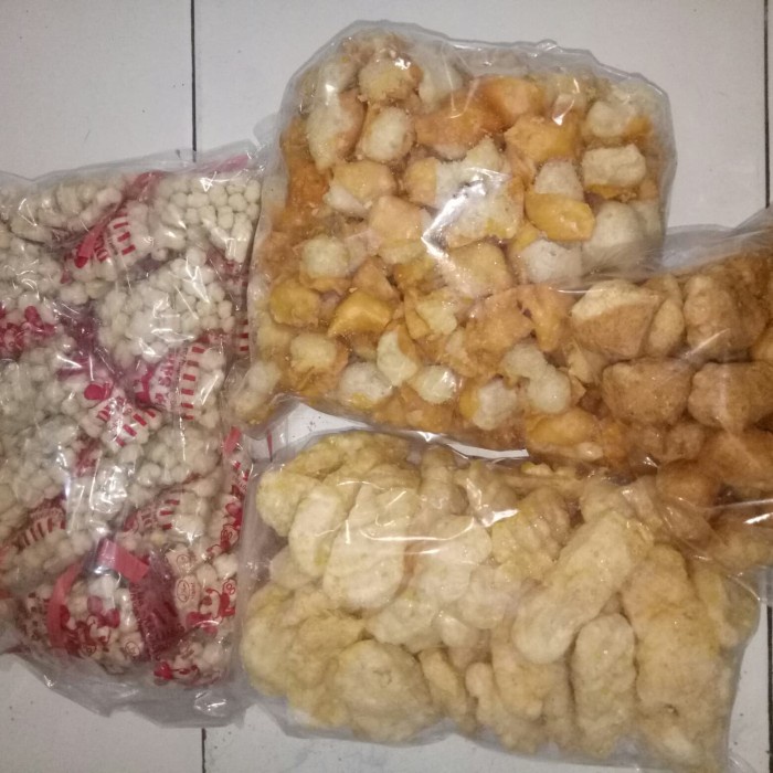 Jual Instant Camilan Paket Lengkap Toping Baso Aci Dan Seblak Camilan