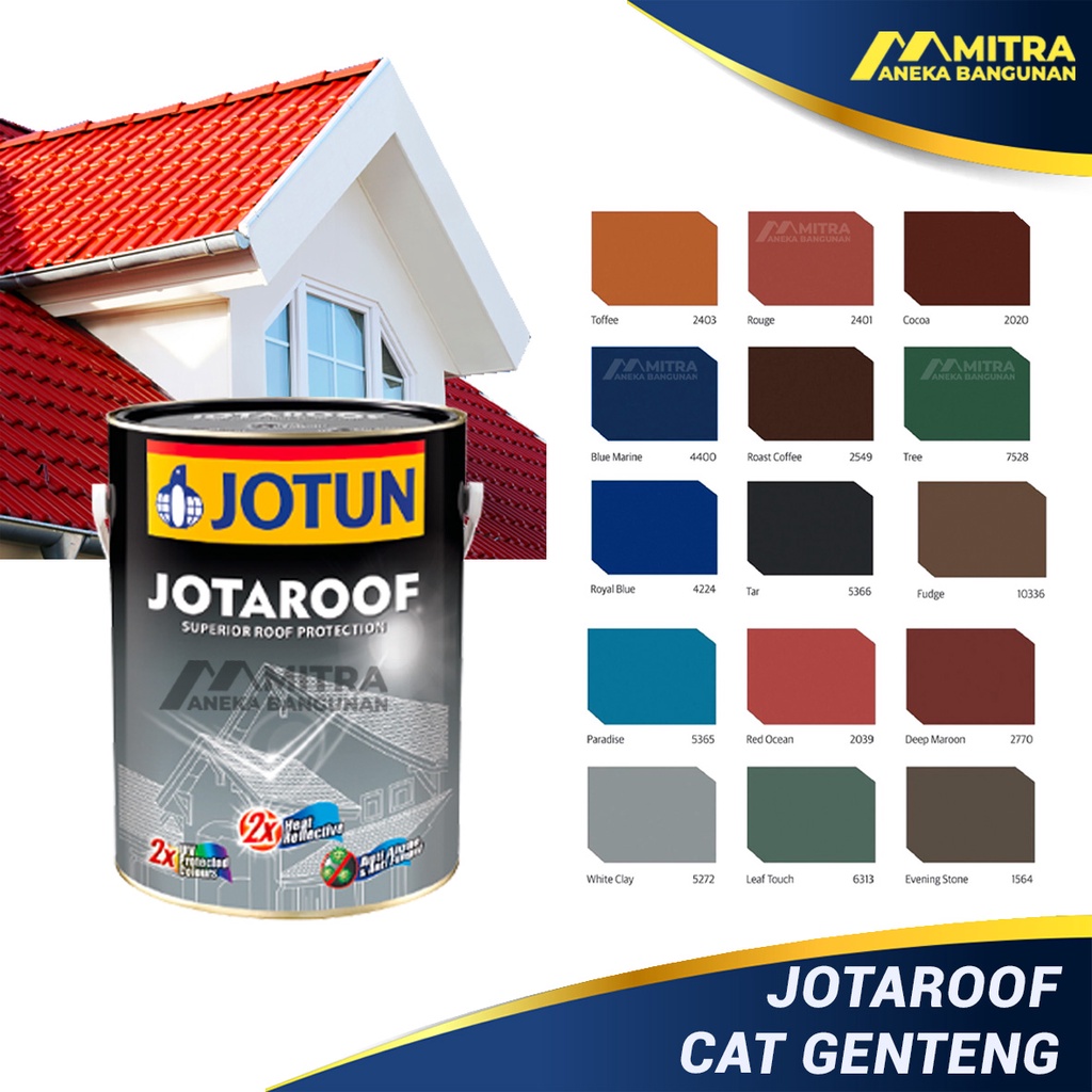 Jual Cat Genteng Jotaroof Jotun 25 Liter Superior Roof Protection Cat Atap Tinting Custom 5056