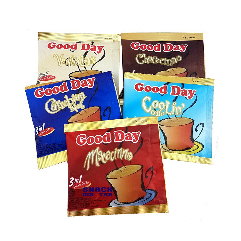 Jual Kopi Good Day Hot Renceng Netto 10 sachet x 20 gr Shopee Indonesia