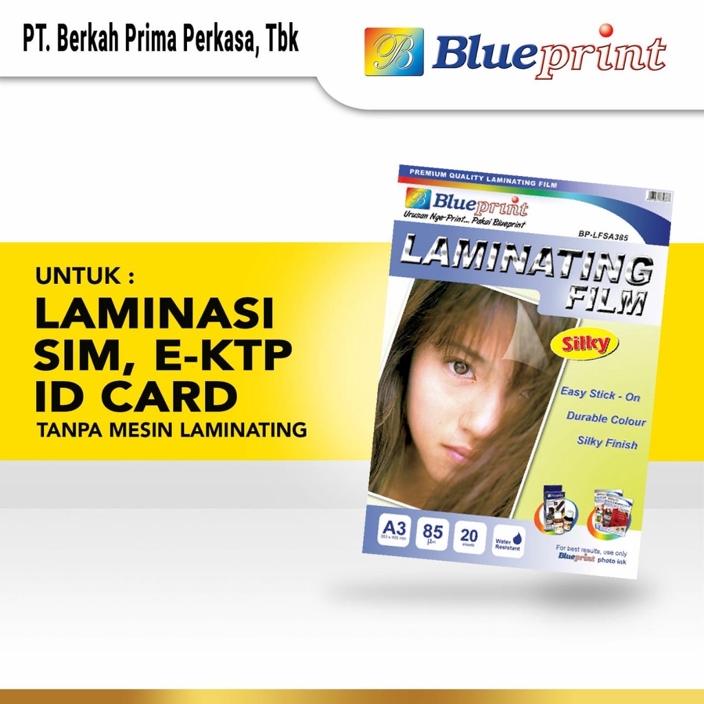 Jual Kertas Laminating Silky Film / Laminating Silky Film Paper