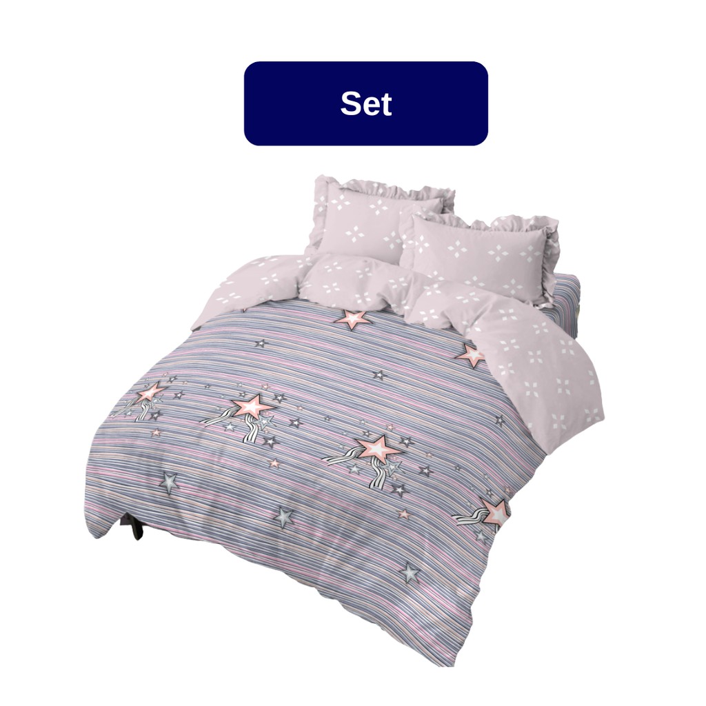 Jual Kintakun Bed Cover Set Queen 160 X 39cm | Shopee Indonesia