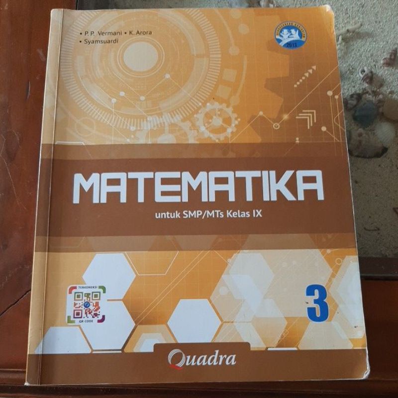 Jual Buku Bekas ORI : Matematika 3 Untuk SMP Kelas 9 Quadra | Shopee ...