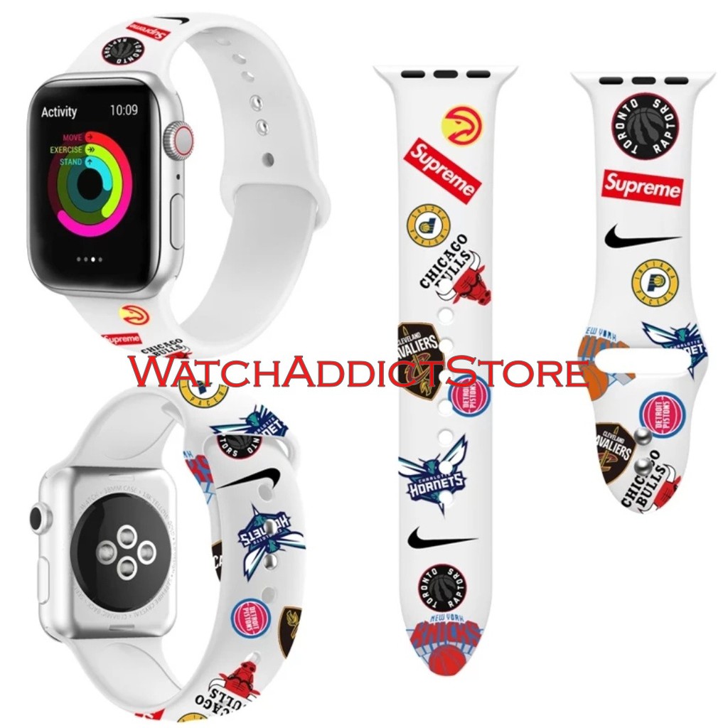 Supreme nba apple watch hot sale band