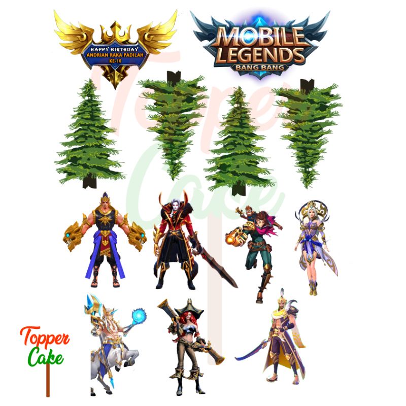 Topper Kue Ulang Tahun Mobile Legends Lazada Indonesi - vrogue.co