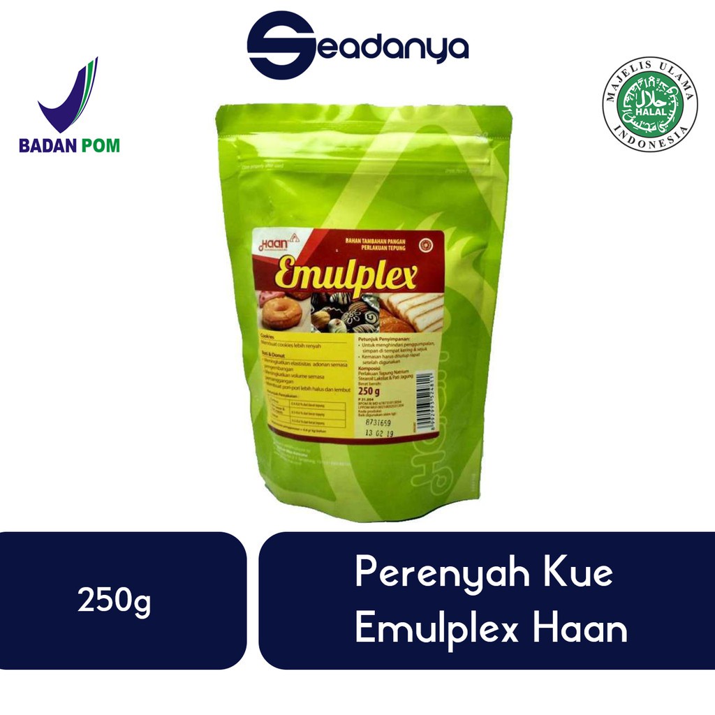 Jual Perenyah Makanan, Kue, Cake, Cookies Haan Emulplex 250gram - Bahan ...