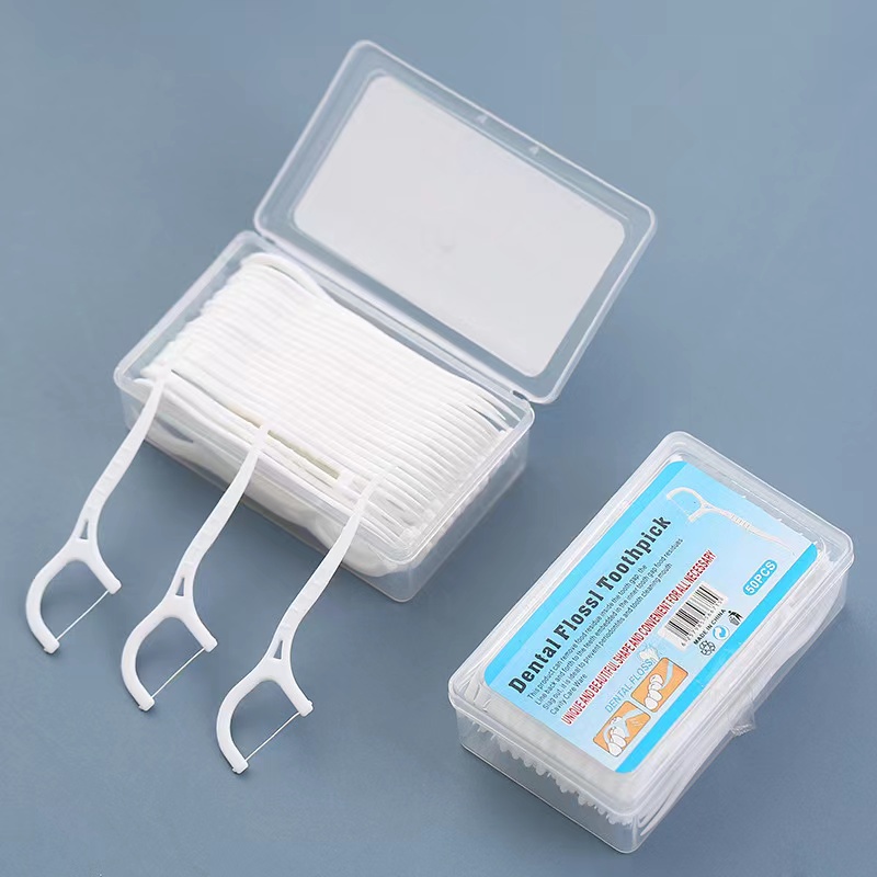 Jual SB168 Dental Floss Benang Tusuk Gigi ToothPick String Pembersih ...