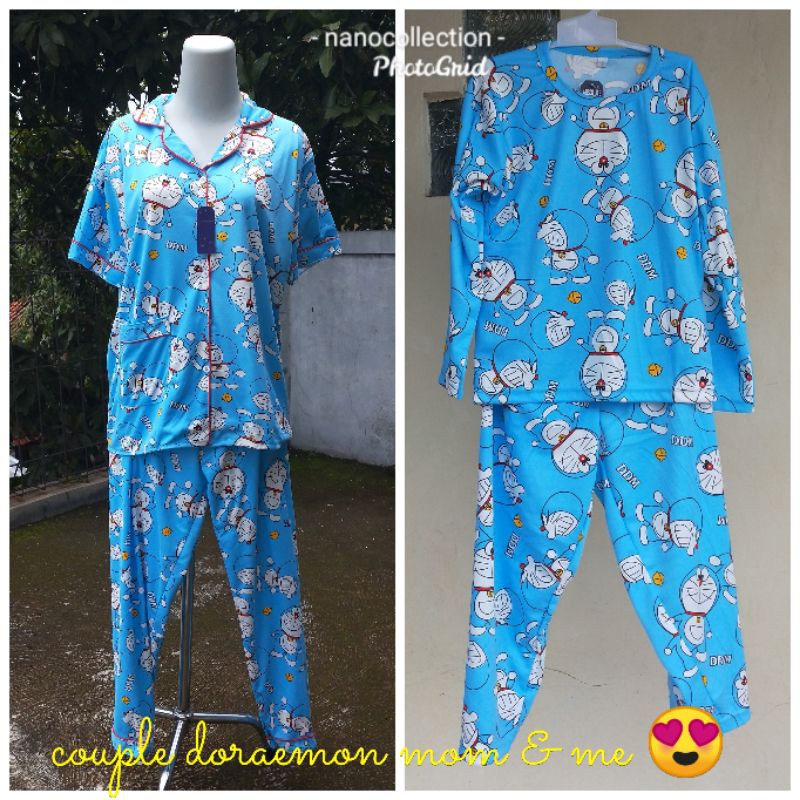Jual Baju Tidur Import Couple Ibu dan Anak Mom&me Piyama Couple CP
