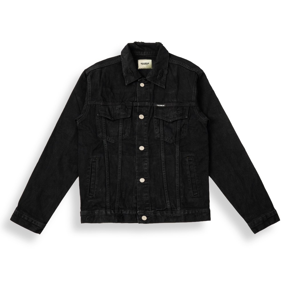 Jual MCW448 D JACKET JEANS PRIA WANITA SIZE M-XL JAKET JEANS