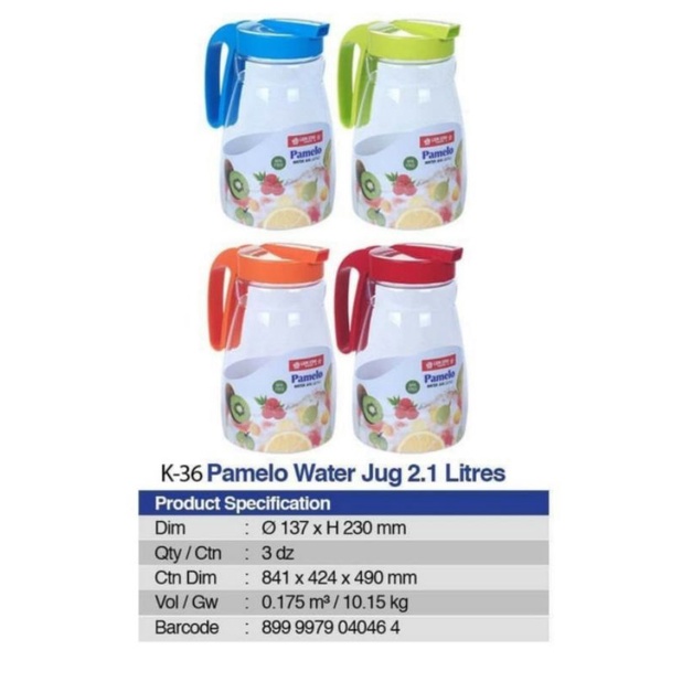 Jual Teko Ceret Plastik Water Jug 21 Liter Pamelo Dan Monsa Lionstar Shopee Indonesia 8751