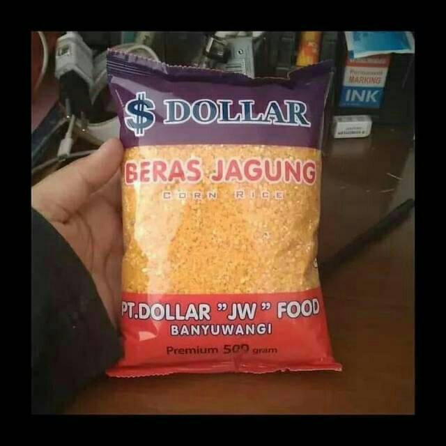 Jual Beras Jagung Dollar Instan 500 Gram Termurah Shopee Indonesia 2182