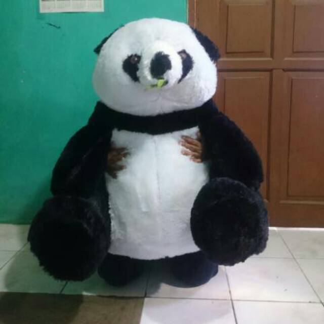 Jual Boneka panda rumput duduk ukuran giant corefour tokma youmart ...