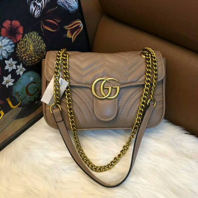 Gucci marmont khaki new arrivals