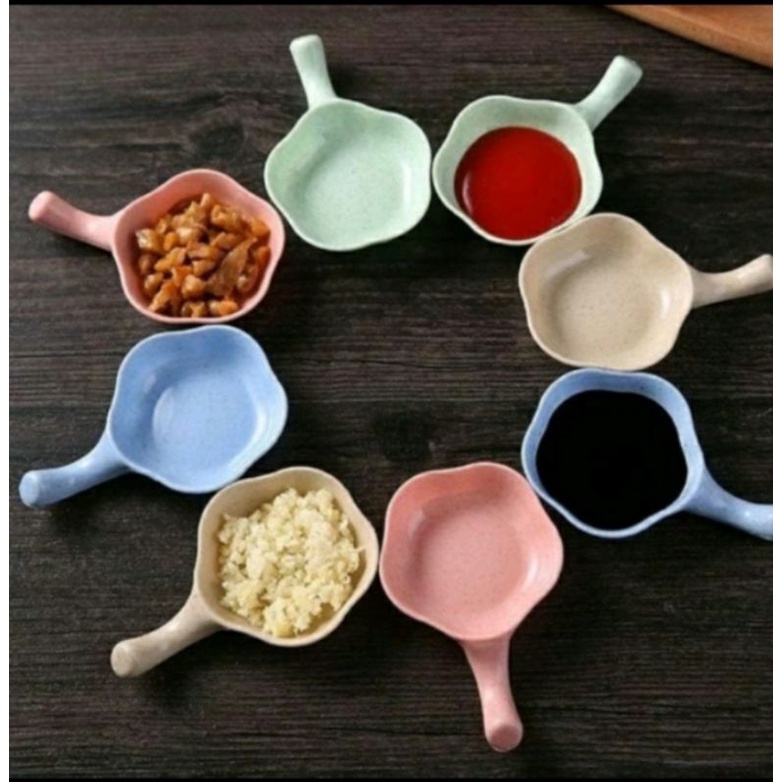 Jual Wadah Saus Plastik Dengan Tempat Sumput Mangkok Mini Jerami ...