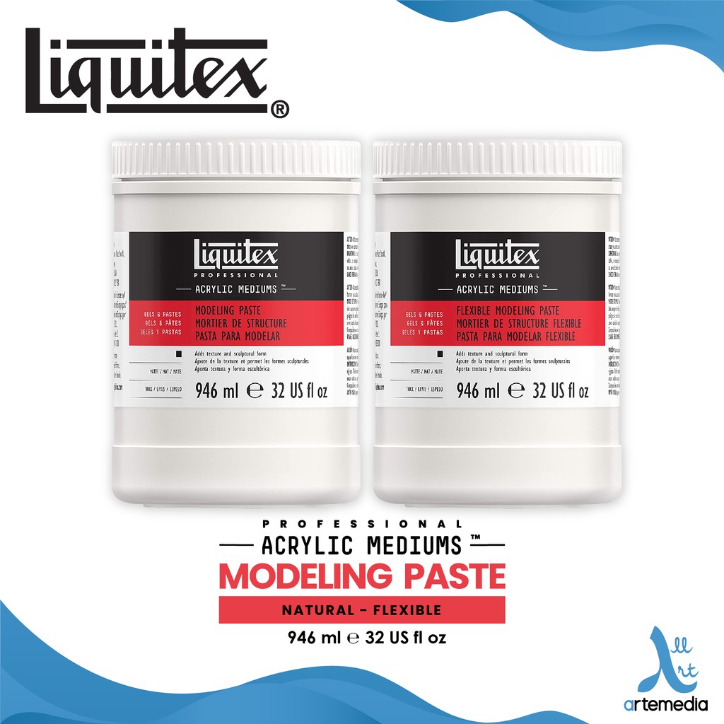 Liquitex Acrylic Gel Flexible Modeling Paste 32 oz