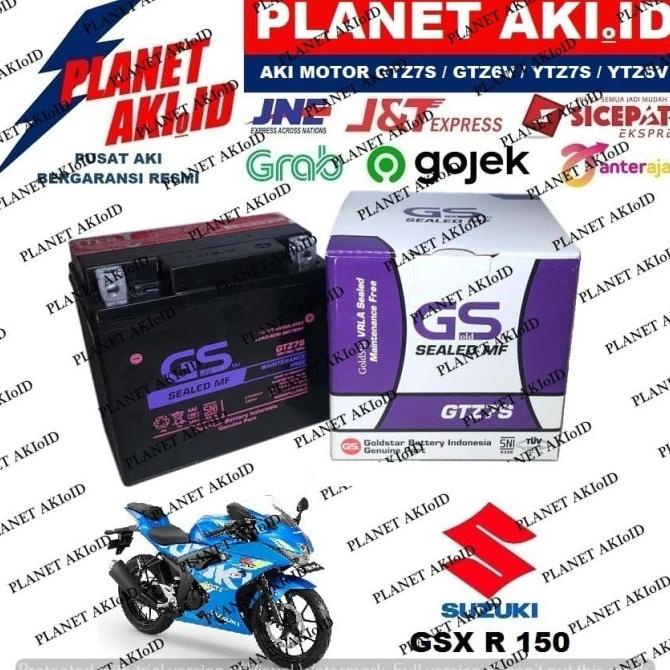Jual Aki Motor Suzuki GSX R 150 GTZ7S GS Y Accu Kering MF planeta76