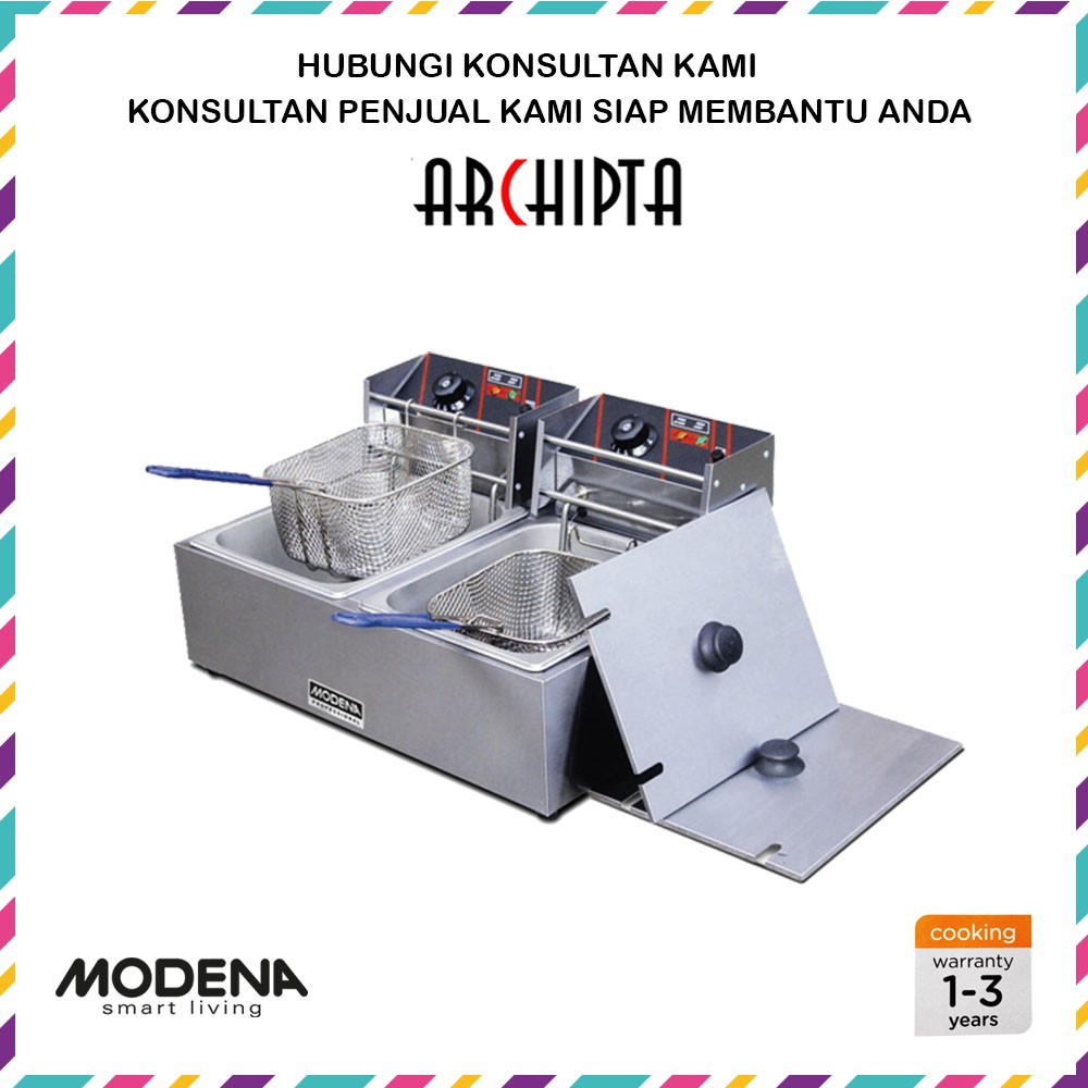 Jual Modena - Mesin Penggorengan Electric Fryer FF 4520ED | Shopee ...