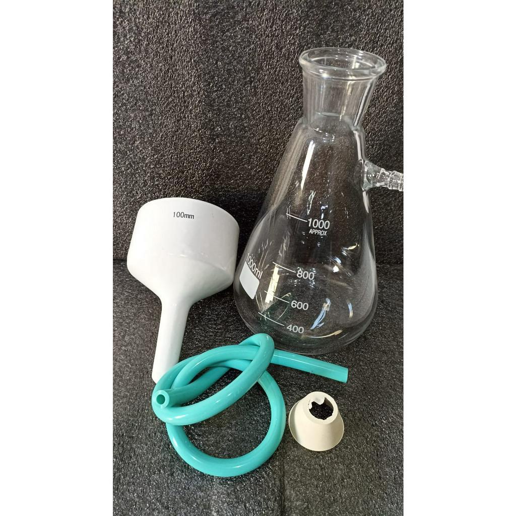 Jual SET Corong Buchner 100MM With Filtration Bottom Flask 1L ...