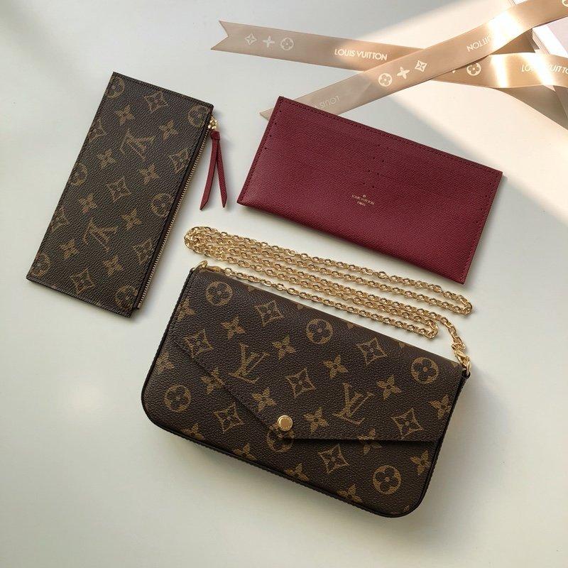 Jual TAS WANITA LV FELICE POCHETTE MONOGRAM CANVAS