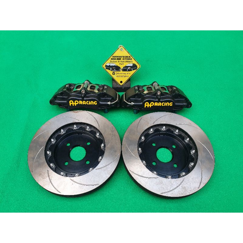 Jual Big Brake Kit BBK AP Racing 4 Pot 300mm Yaris City Jazz Brio Civic ...