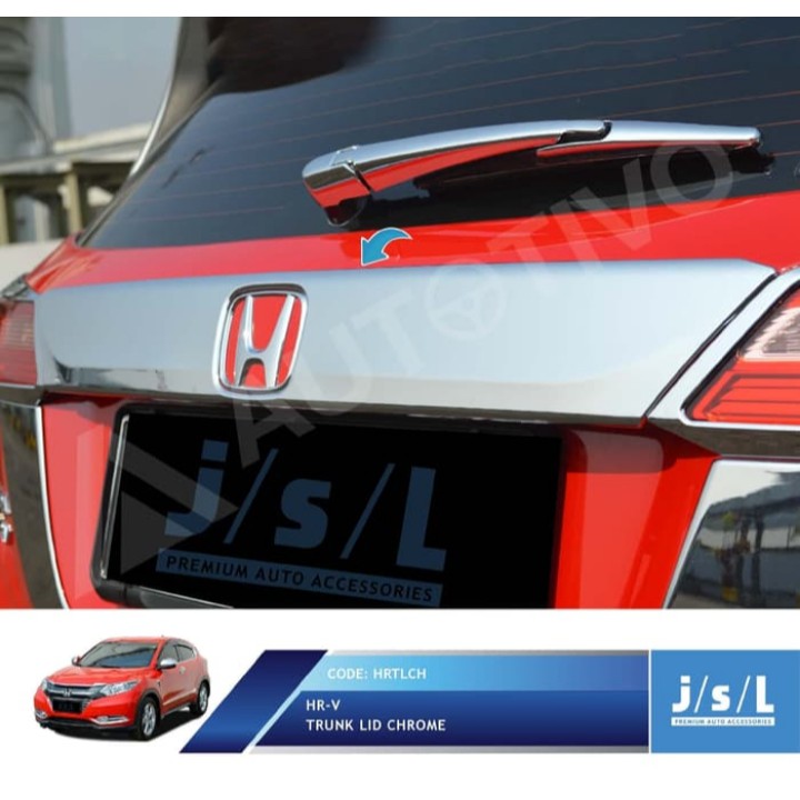 Jual Honda HRV List Bagasi Belakang Krom /Trunk Lid Chrome Shopee
