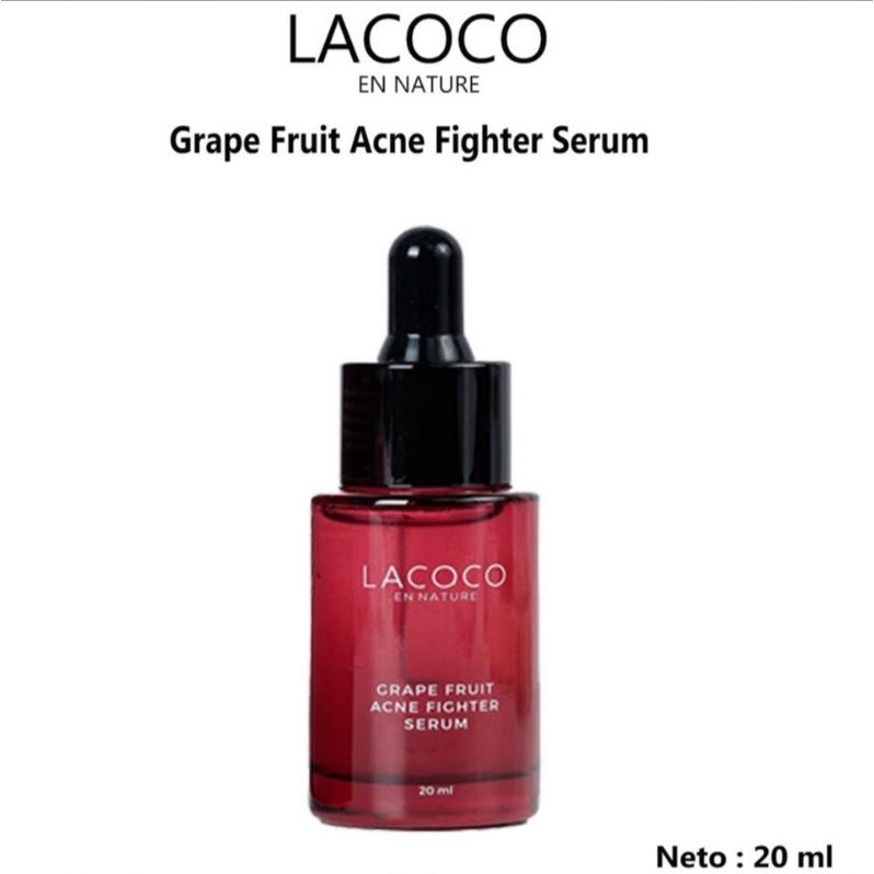 Jual LACOCO Grape Fruit Acne Fighter Serum Serum Jerawat, 20ml