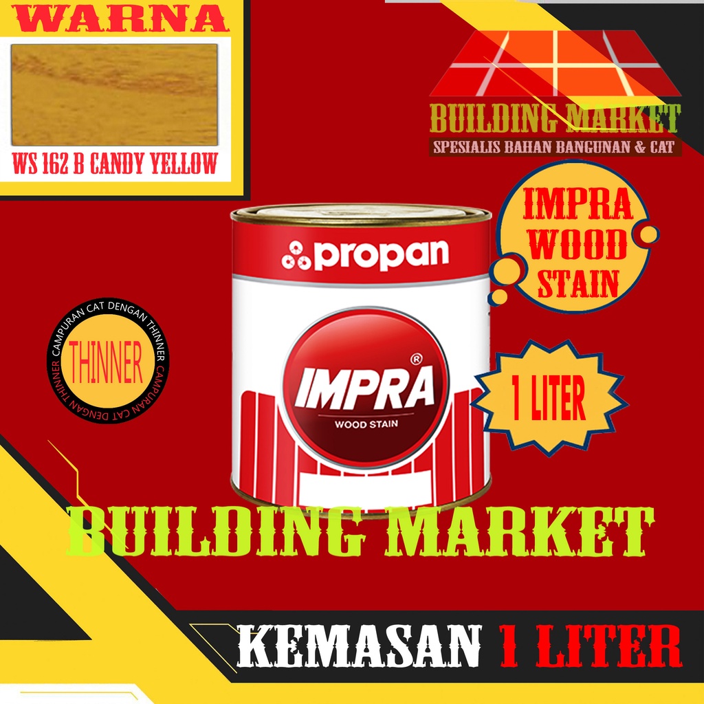 Jual Plitur Kayu Propan Wood Stain Propan Impra Politur Pelitur Liter