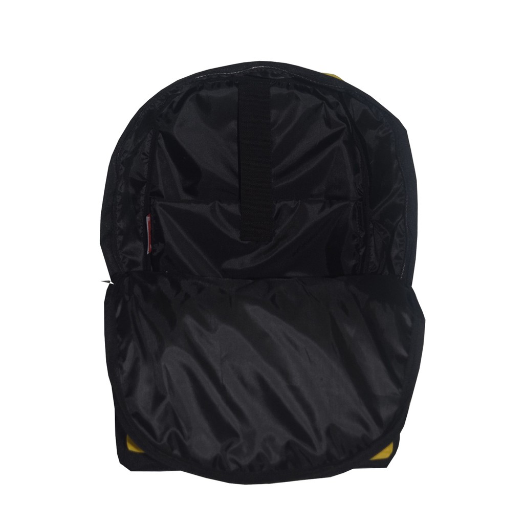 Jual TAS SEKOLAH TAS RANSEL HITAM KOMBINASI KUNING KEREN DISTRO ...