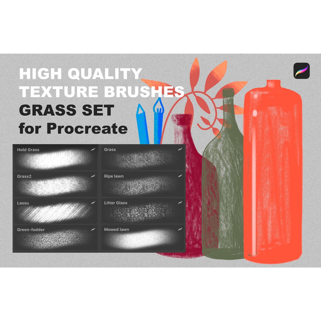 Jual Procreate Brush - Texture Brushes Grass Set for Procreate | Shopee ...