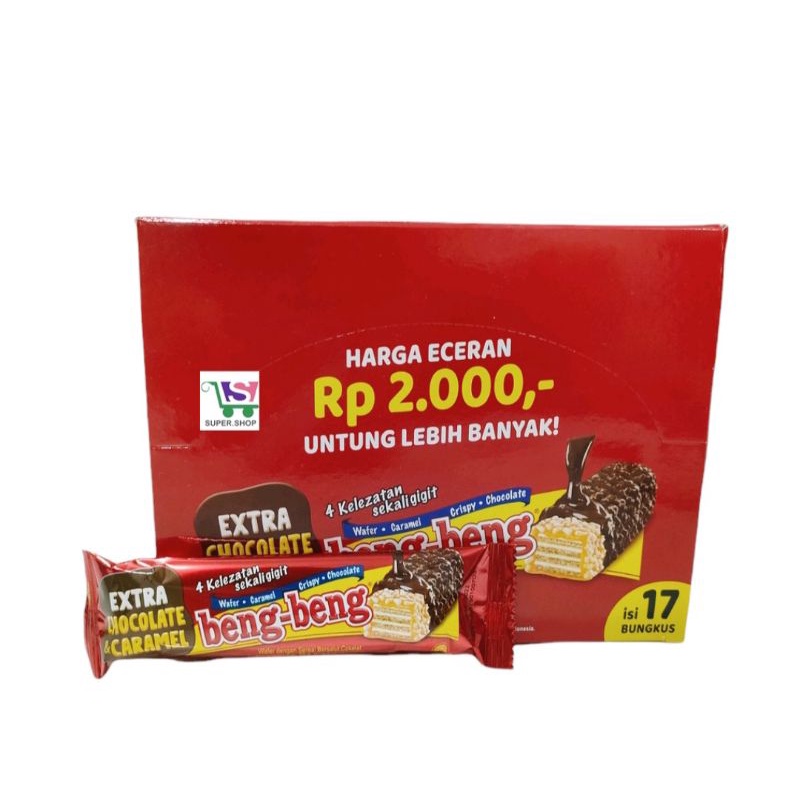 Jual 1 Box Wafer Beng Beng Isi 17 Pcs X 25 Gram Shopee Indonesia