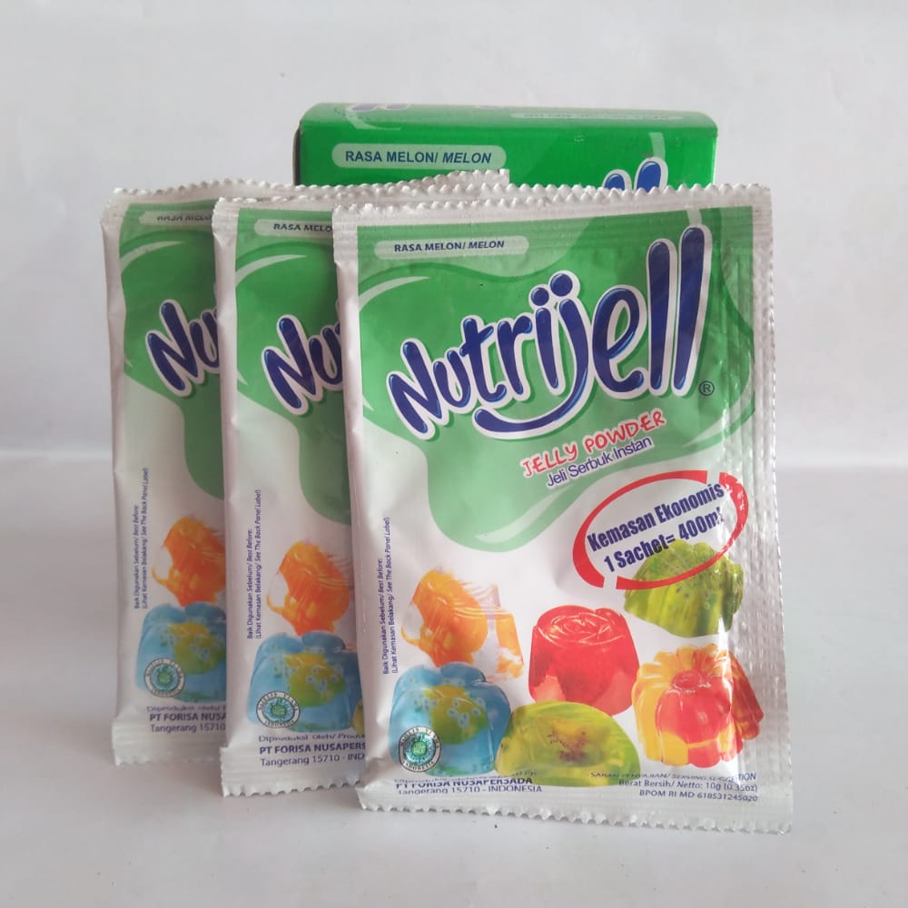 Jual Nutrijell Rasa Melon 10 Gram 1 Dus | Shopee Indonesia